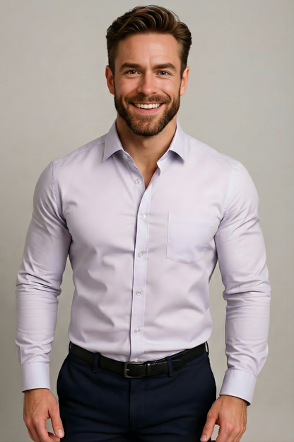 Long-Sleeved Shirt Wrinkle-Free Finish