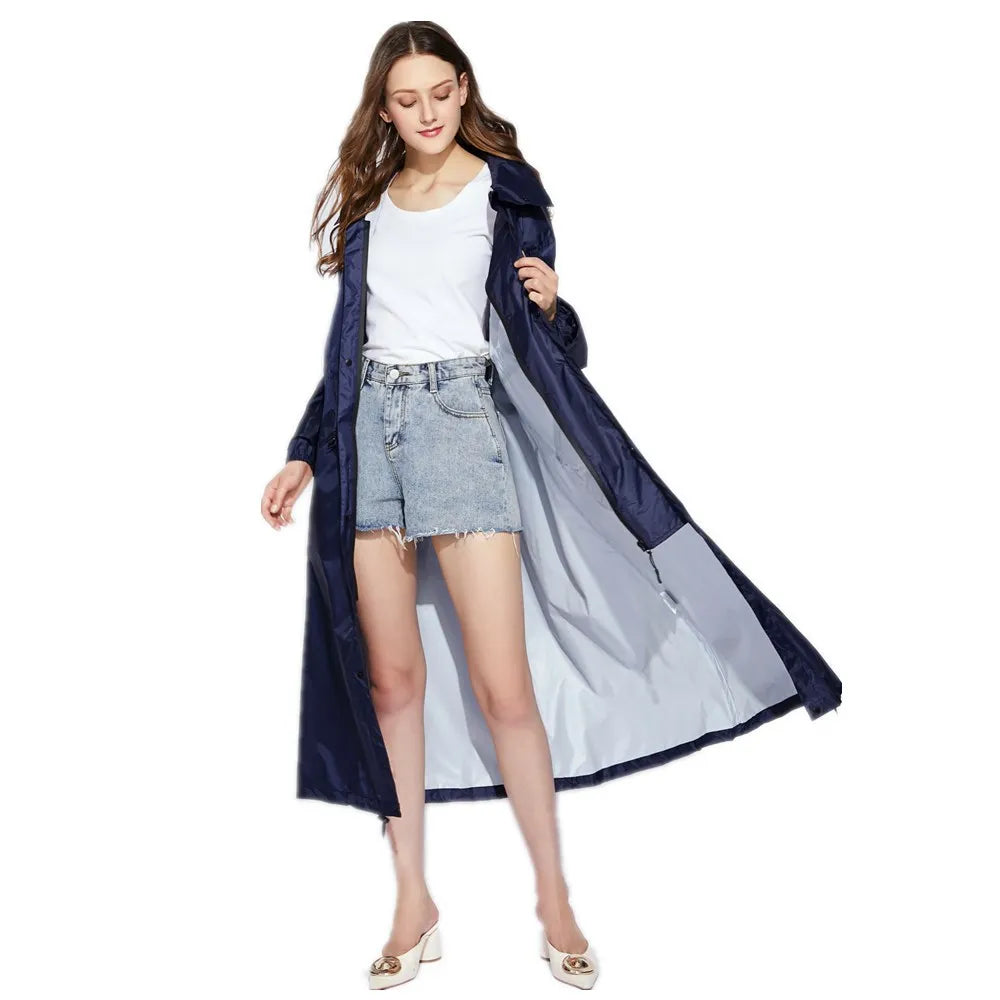 Longline Waterproof Rain Poncho