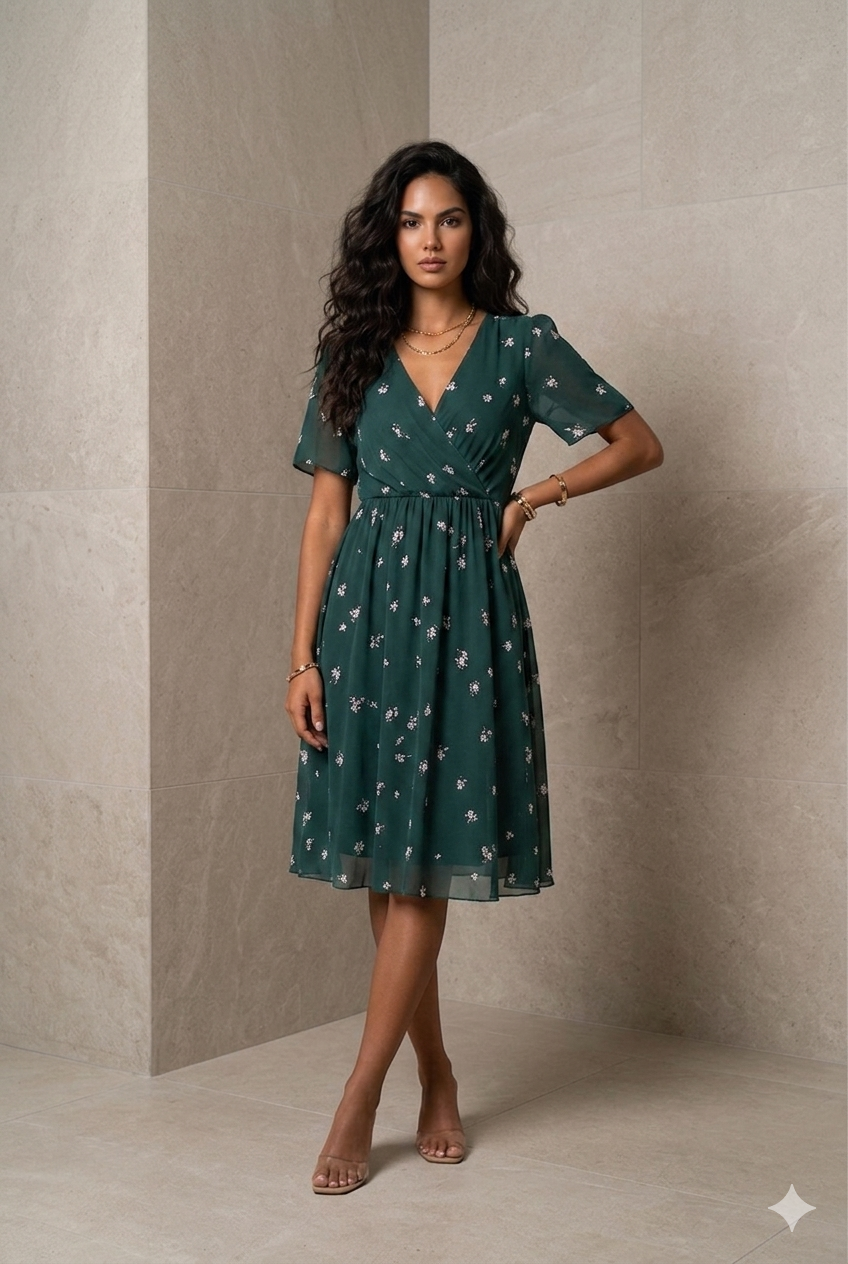 Effortless Elegance Midi Dress