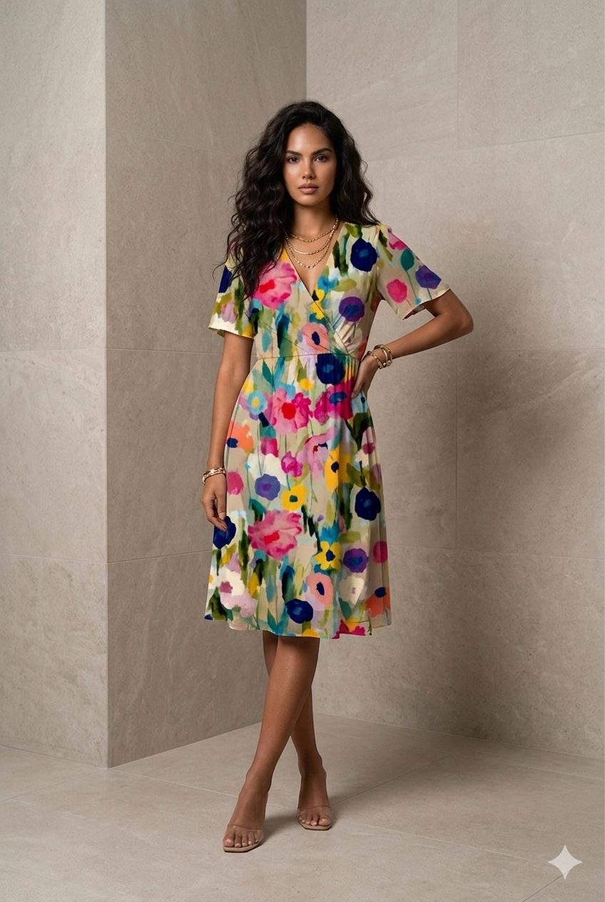 Effortless Elegance Midi Dress