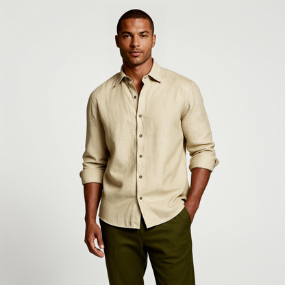 Long Sleeve Linen Shirt
