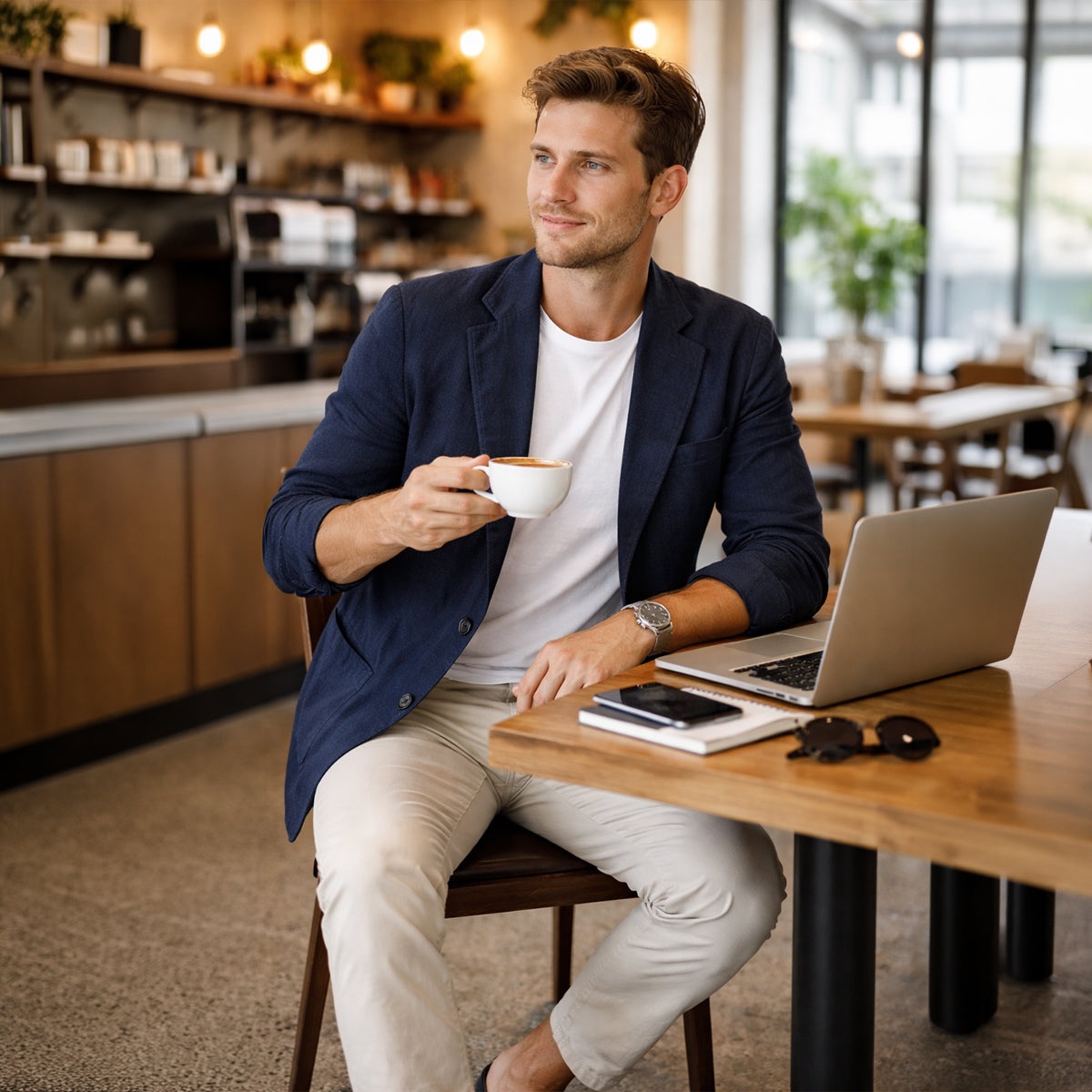 Lightweight Summer Linen Blazer