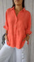 Linen Blouse with Long Sleeves