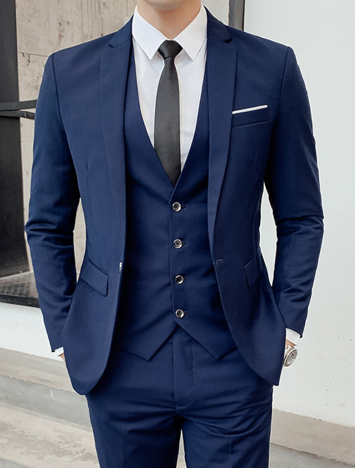 Kane Single-Breasted Three-Piece Suit