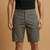 Cargo Shorts with Flap Pockets and Zipper