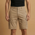 Cargo Shorts with Flap Pockets and Zipper