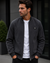 Carlo Corduroy Zip-Up Bomber Jacket