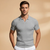 Slim Fit Polo Shirt with Ribbed Design