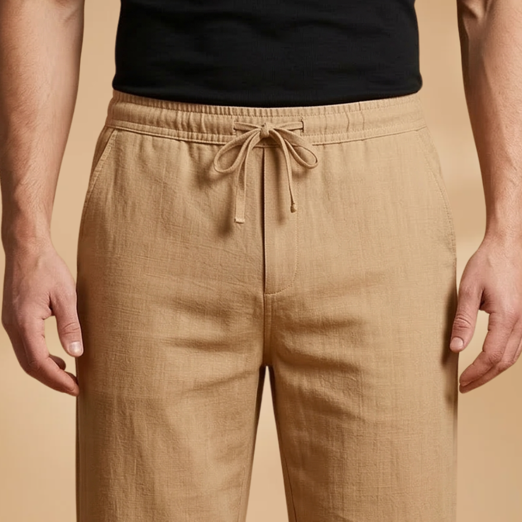 Shorts with Drawstring and Side Storage Pockets