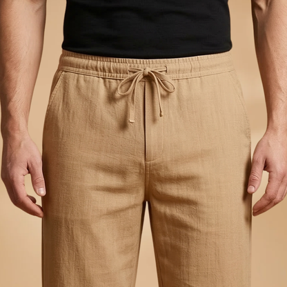 Shorts with Drawstring and Side Storage Pockets
