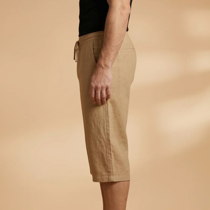 Shorts with Drawstring and Side Storage Pockets