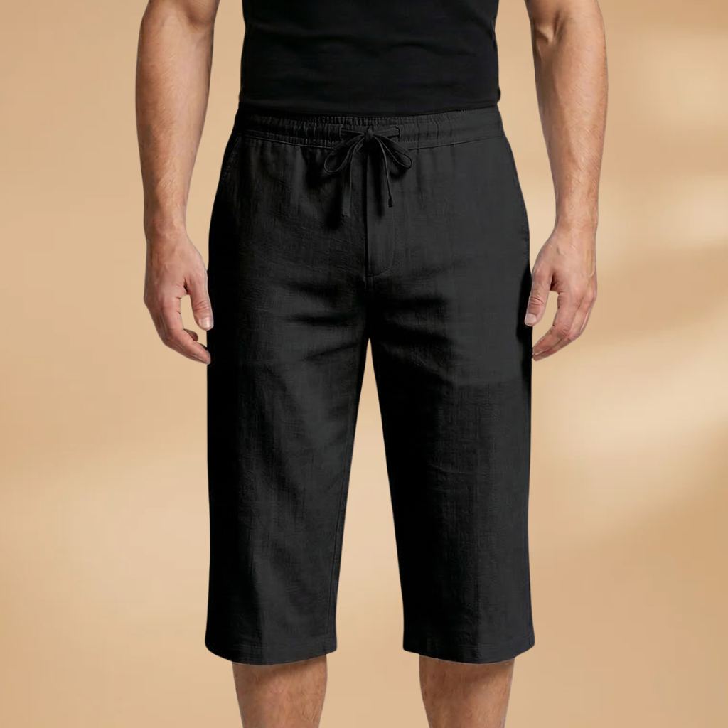 Shorts with Drawstring and Side Storage Pockets