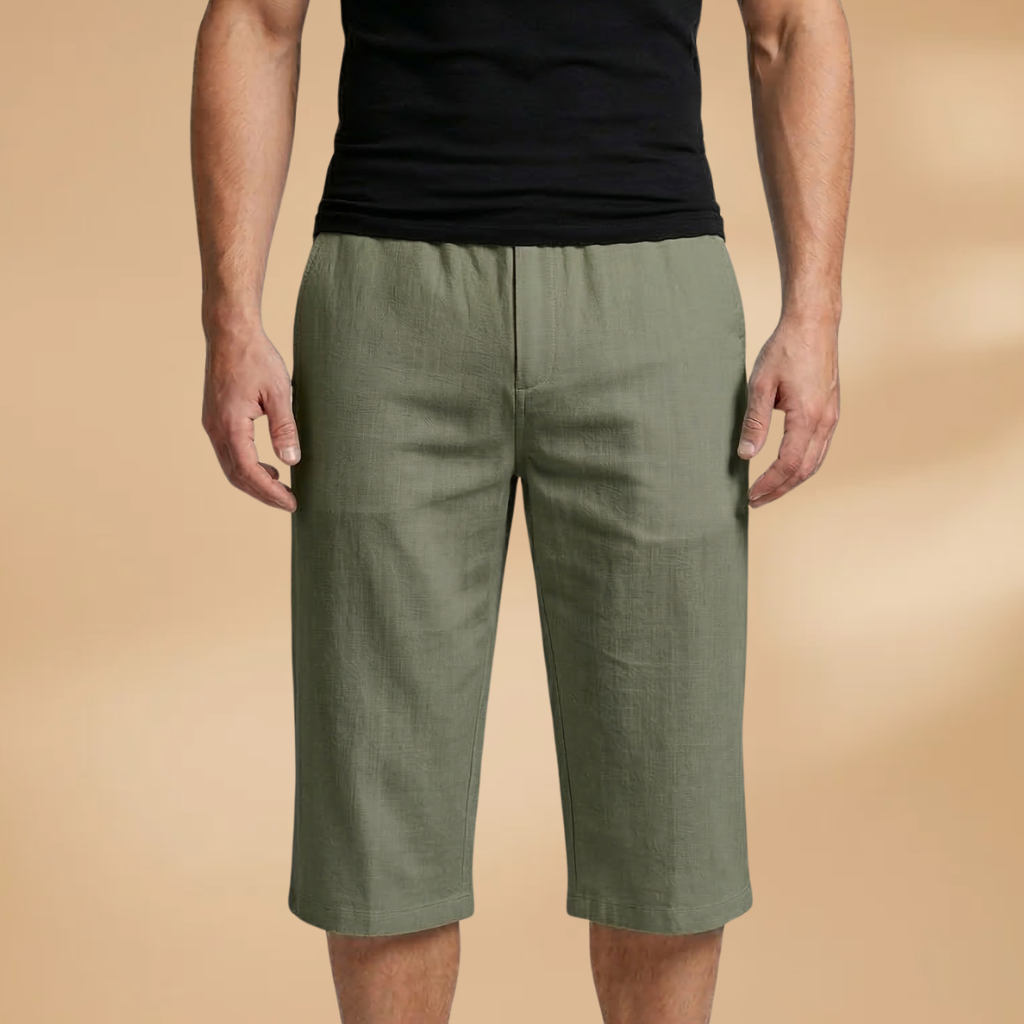 Shorts with Drawstring and Side Storage Pockets