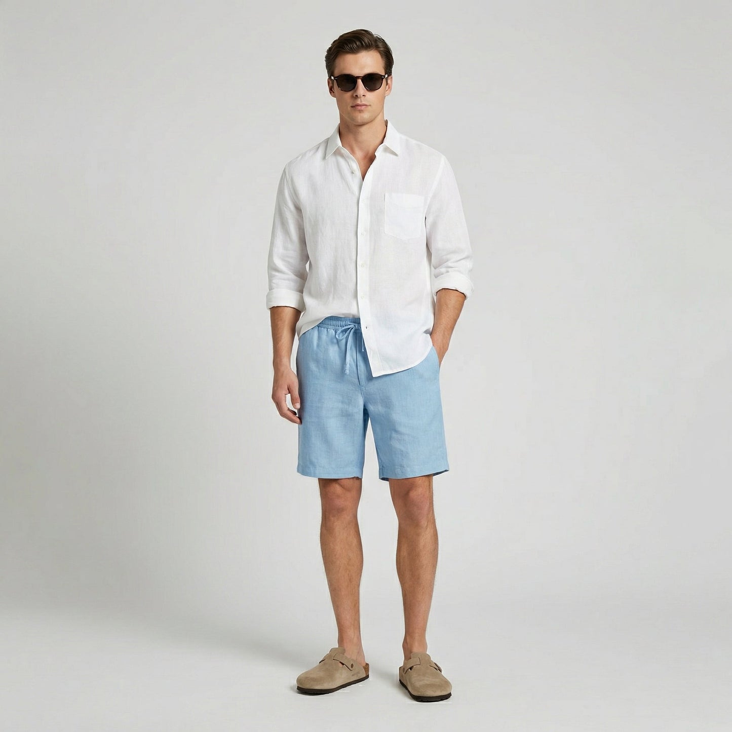 Breathable Linen Summer Shorts