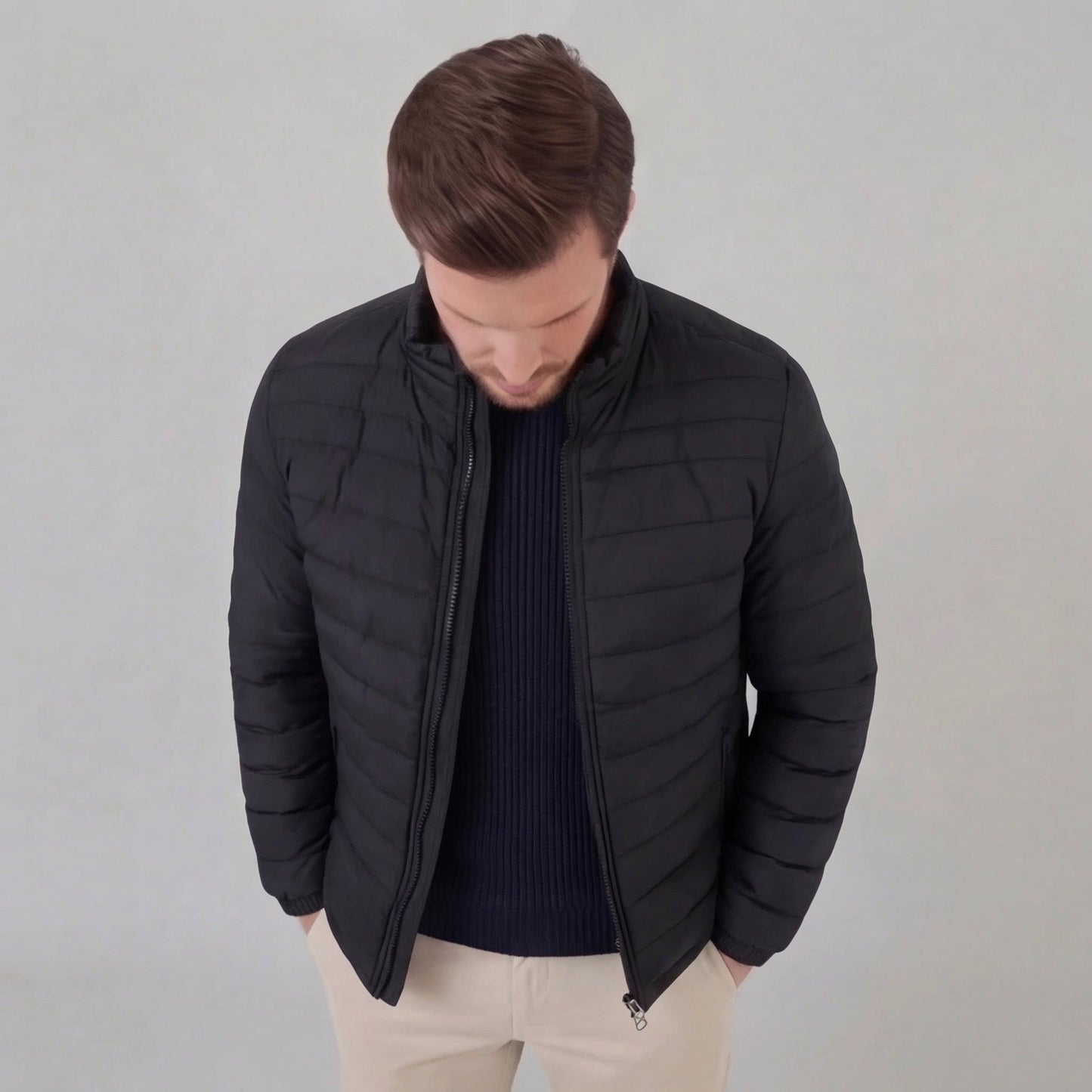 Lightweight Puffer Spring Jacket