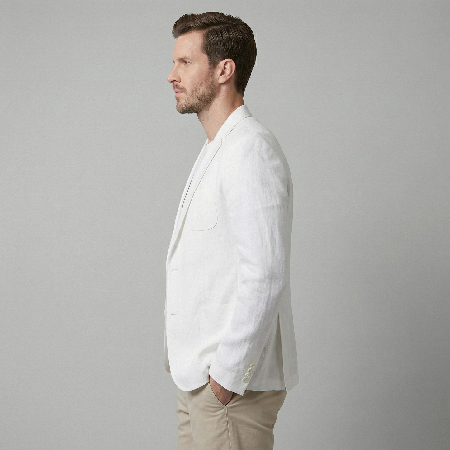 Linen Blazer Jacket