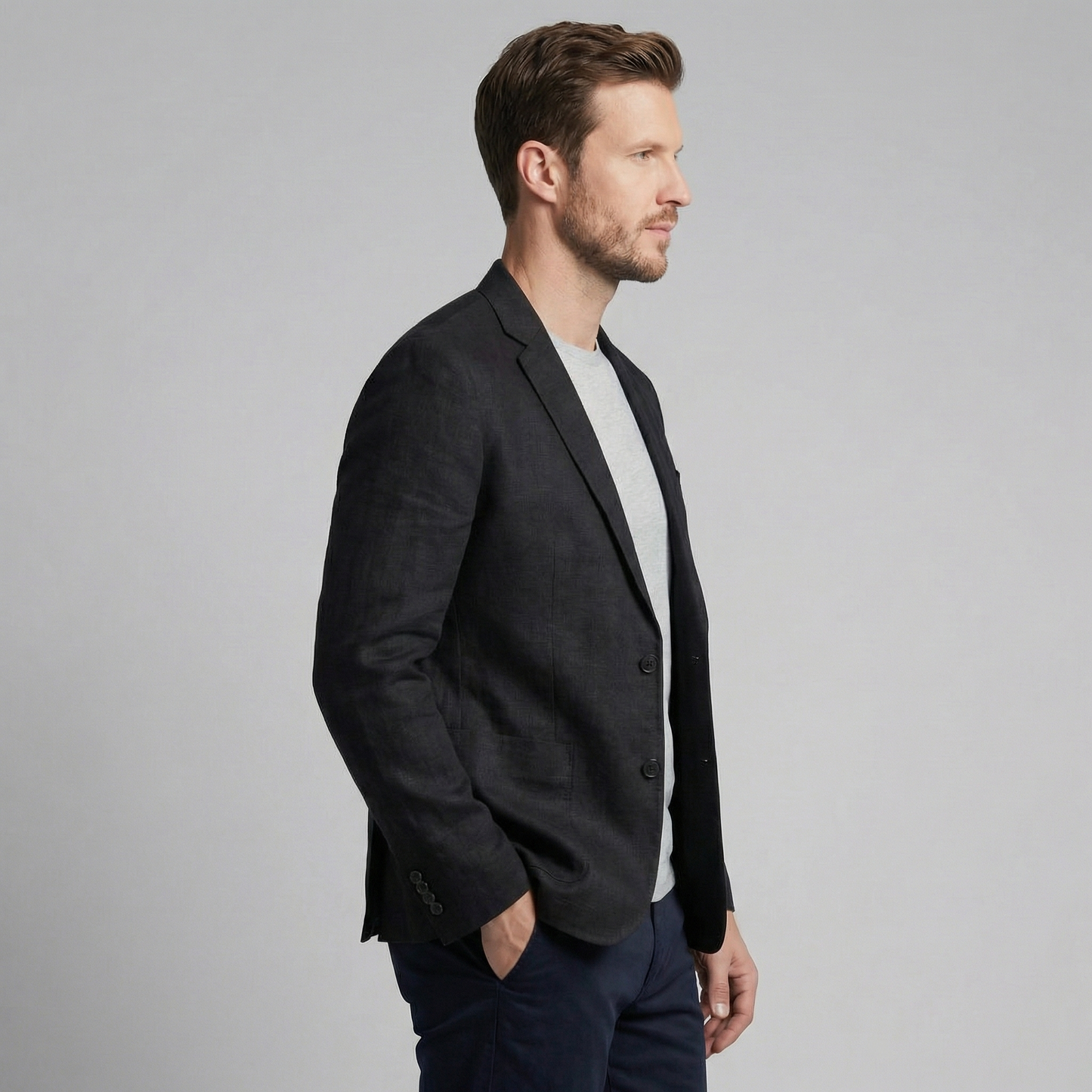 Linen Blazer Jacket