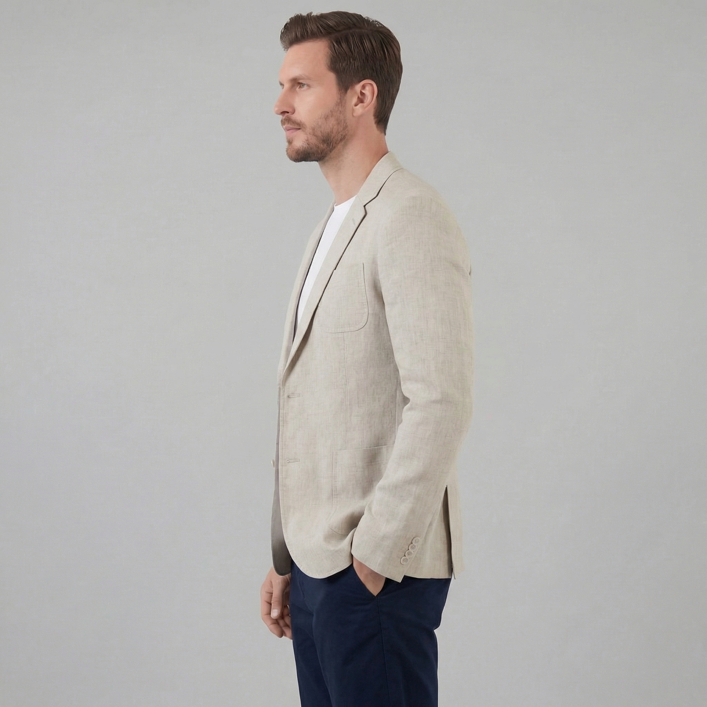 Linen Blazer Jacket