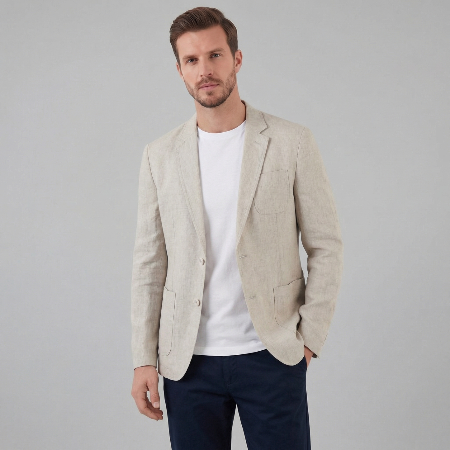 Linen Blazer Jacket