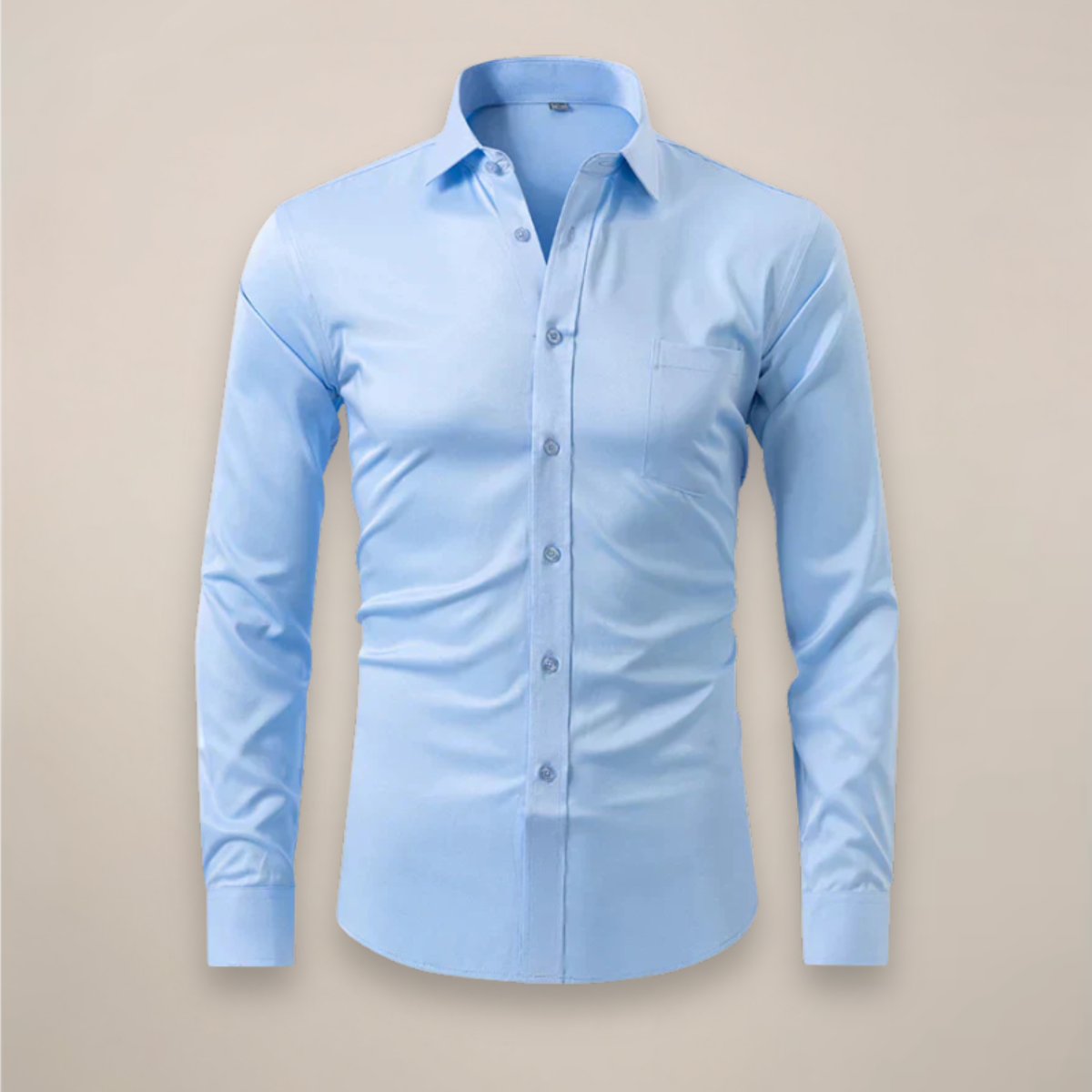 Long-Sleeved Shirt Wrinkle-Free Finish