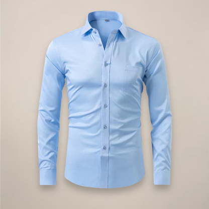 Long-Sleeved Shirt Wrinkle-Free Finish