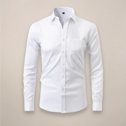Long-Sleeved Shirt Wrinkle-Free Finish