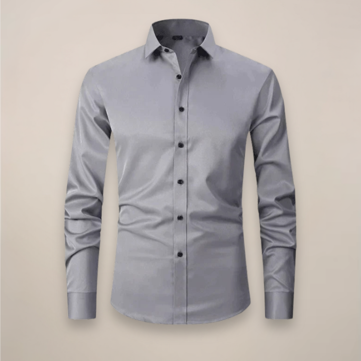 Long-Sleeved Shirt Wrinkle-Free Finish