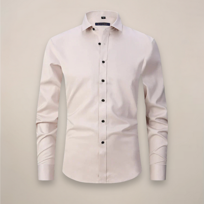 Long-Sleeved Shirt Wrinkle-Free Finish