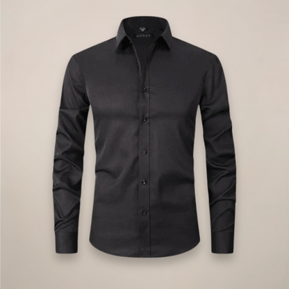 Long-Sleeved Shirt Wrinkle-Free Finish