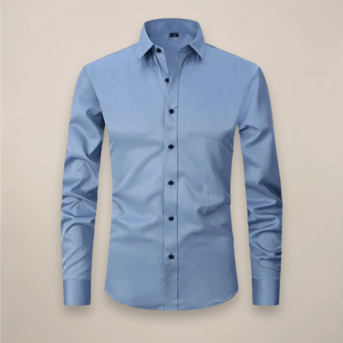 Long-Sleeved Shirt Wrinkle-Free Finish