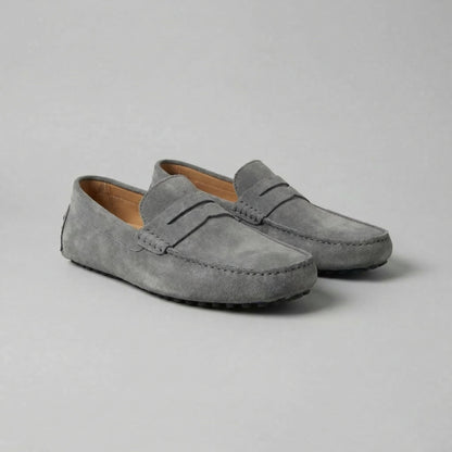 Stylish Suede Penny Loafers
