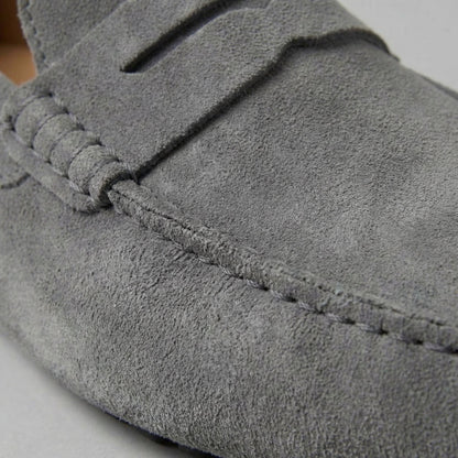 Stylish Suede Penny Loafers