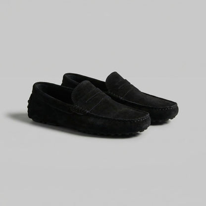 Stylish Suede Penny Loafers