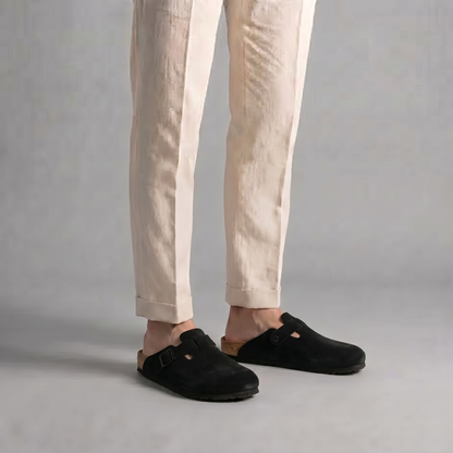 Suede Clogs - Stylish Comfort Loafers