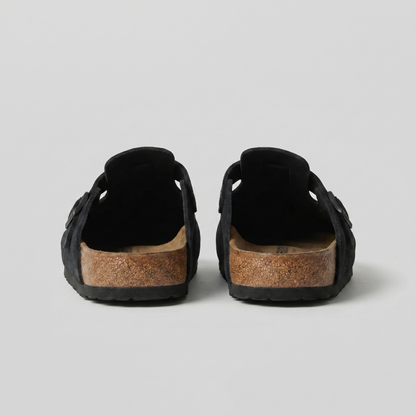 Suede Clogs - Stylish Comfort Loafers