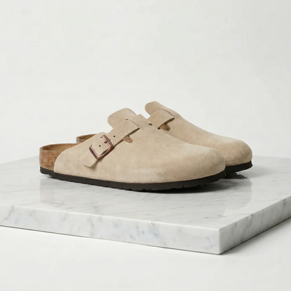 Suede Clogs - Stylish Comfort Loafers