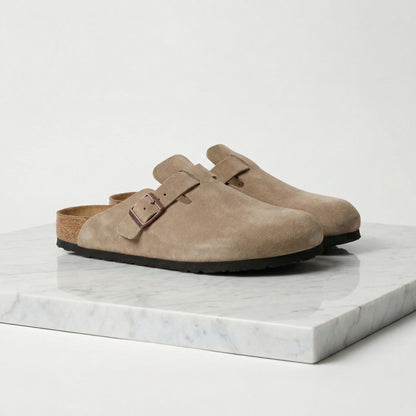 Suede Clogs - Stylish Comfort Loafers