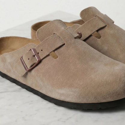 Suede Clogs - Stylish Comfort Loafers