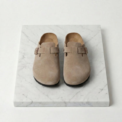 Suede Clogs - Stylish Comfort Loafers