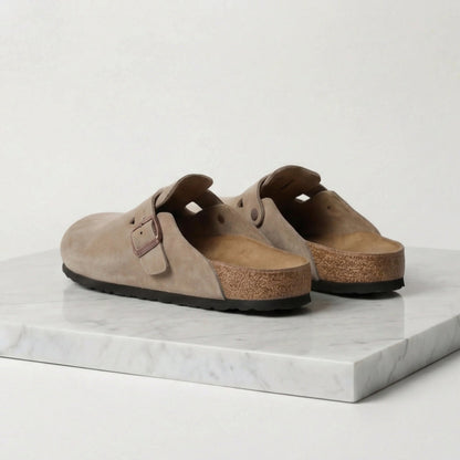 Suede Clogs - Stylish Comfort Loafers