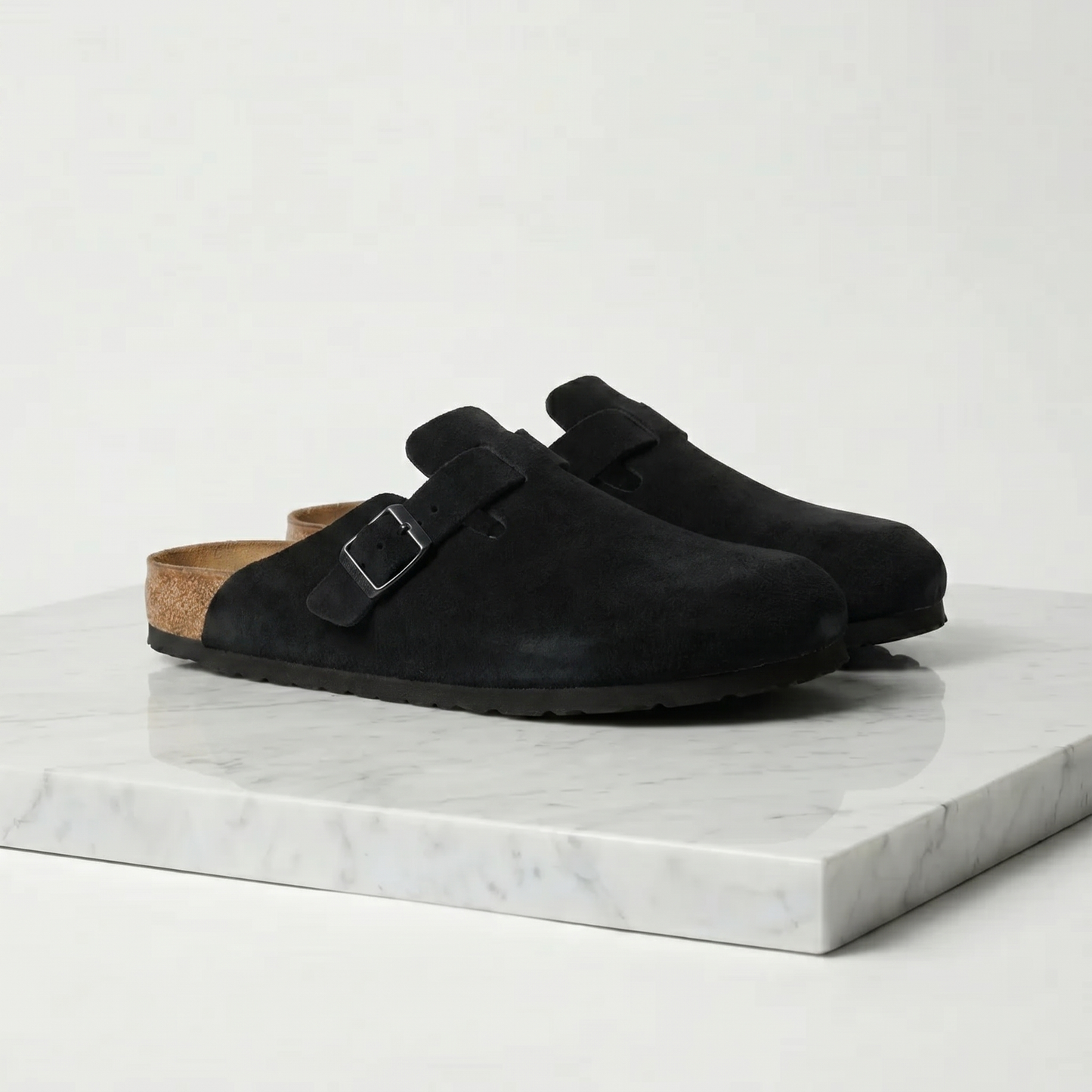 Suede Clogs - Stylish Comfort Loafers