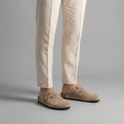 Suede Clogs - Stylish Comfort Loafers