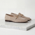 Suede Loafers with Horsebit Detail