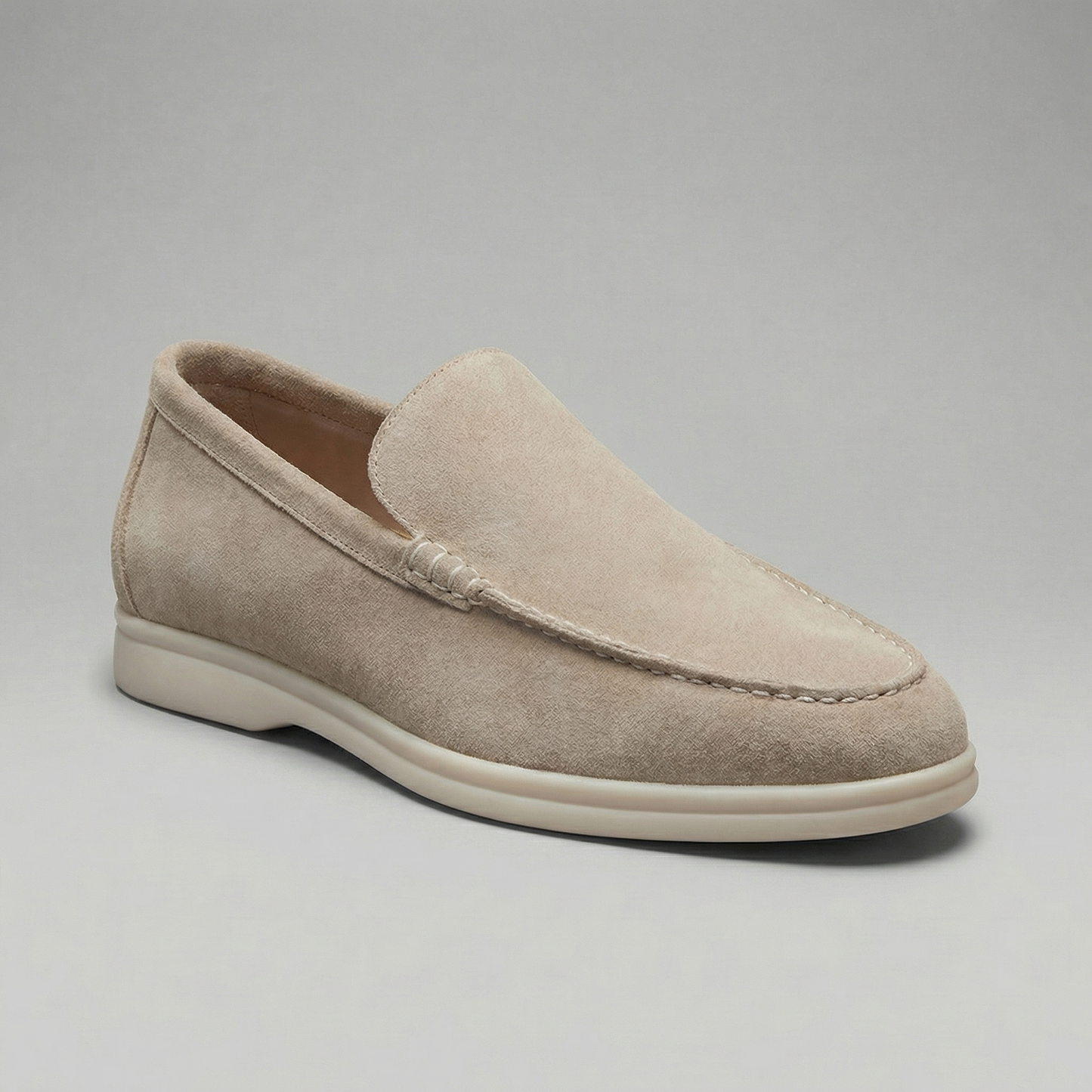 Suede Slip-On Loafers