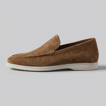 Suede Slip-On Loafers