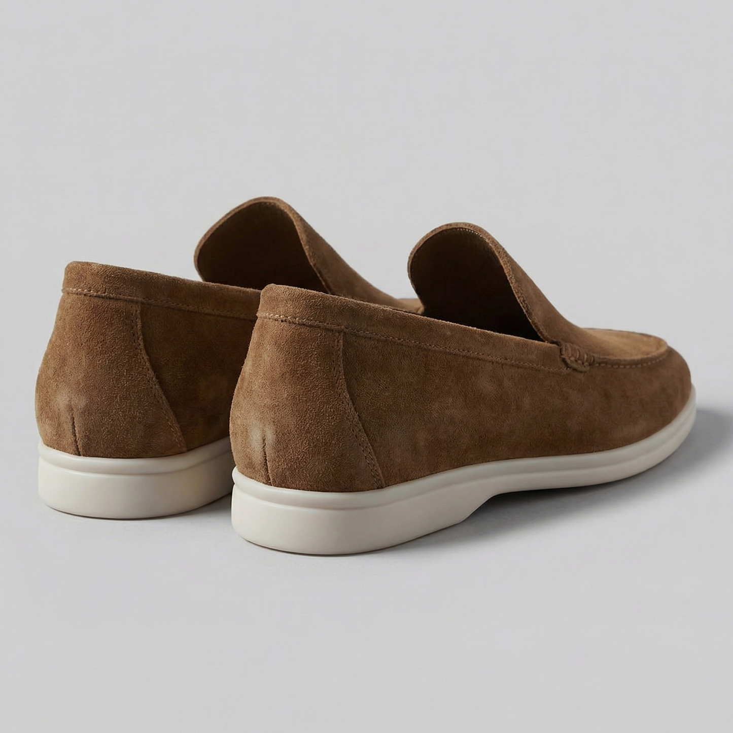 Suede Slip-On Loafers