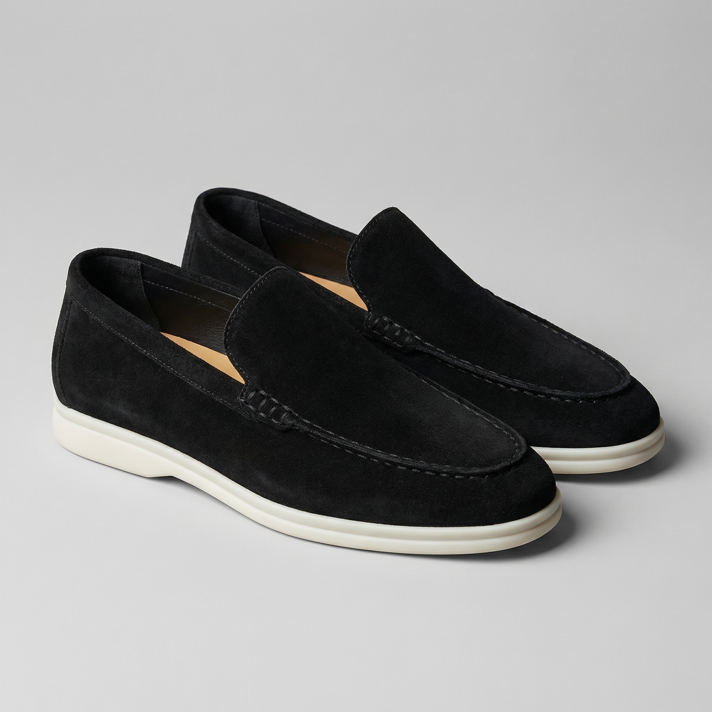 Suede Slip-On Loafers
