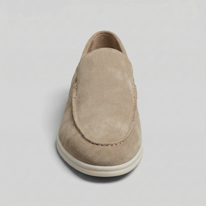 Suede Slip-On Loafers