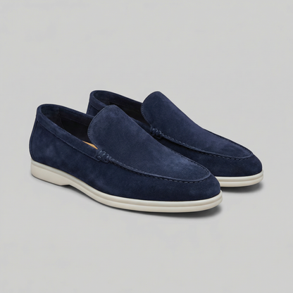 Suede Slip-On Loafers