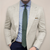 Spring Textured Tailored Blazer Jacket